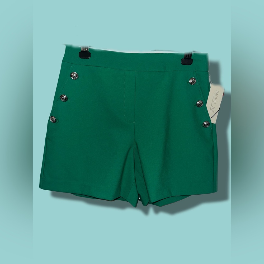 Rachel Zoe Emerald High Waist Shorts